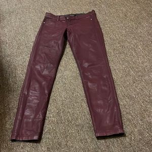 WHBM coated skinny jeans